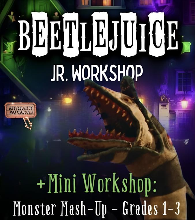 Beetlejuice-Workshop-Graphic image Wicked Summer Camp Asheville