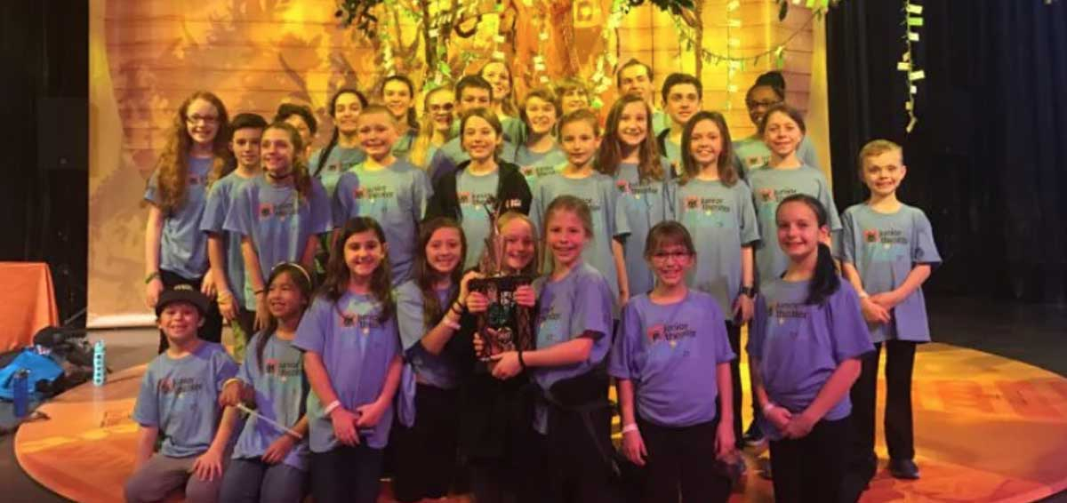 APAA Academy and Prep Students Win The Excellence in Ensemble Award at The Junior Theatre Festival