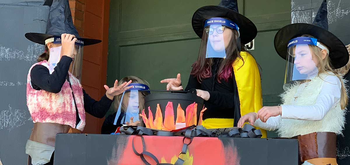 Prep Program performs Macbeth rendition before Halloween 2020