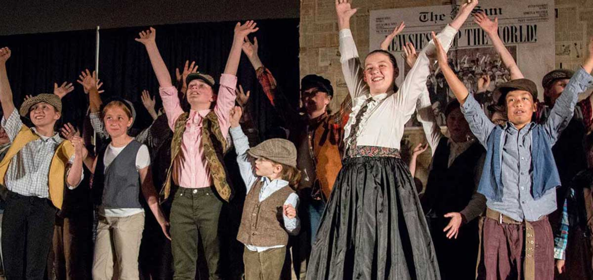 fc34f61d23b74be53ee07d469bd32064_XL image The Newsies Experience - May, 2019 - Asheville Performing Arts Academy
